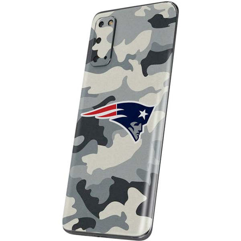 NFL New England Patriots Camo Galaxy S20 Skin