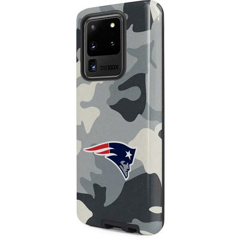 NFL New England Patriots Camo Galaxy S20 Ultra 5G Pro Case