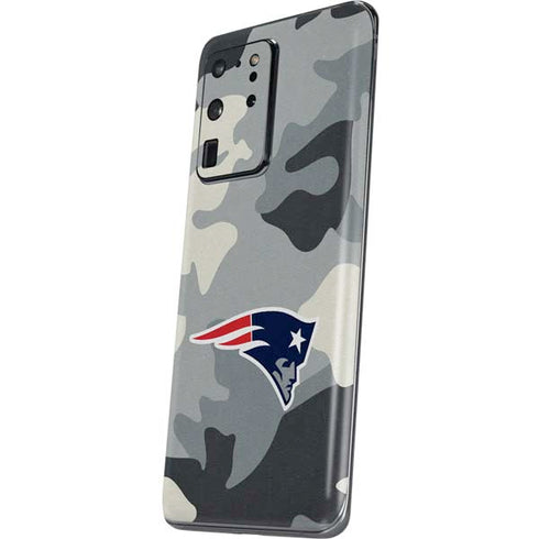 NFL New England Patriots Camo Galaxy S20 Ultra 5G Skin