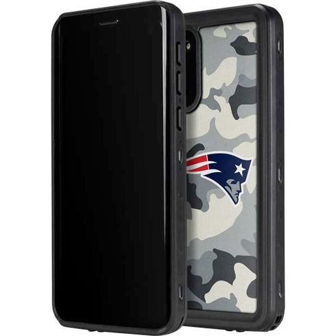 NFL New England Patriots Camo Galaxy S20 Waterproof Case