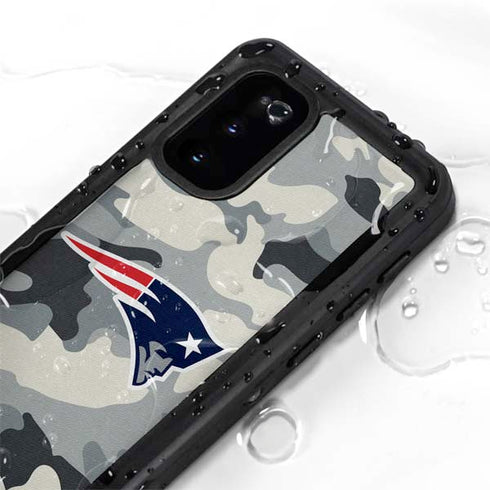 NFL New England Patriots Camo Galaxy S20 Waterproof Case