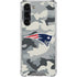 NFL New England Patriots Camo Galaxy S24 FE Clear Case