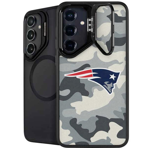 NFL New England Patriots Camo Galaxy S25 Kickstand Case