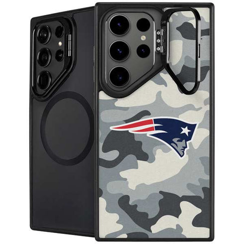 NFL New England Patriots Camo Galaxy S25 Ultra Kickstand Case