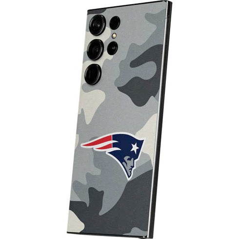 NFL New England Patriots Camo Galaxy S24 Ultra Skin