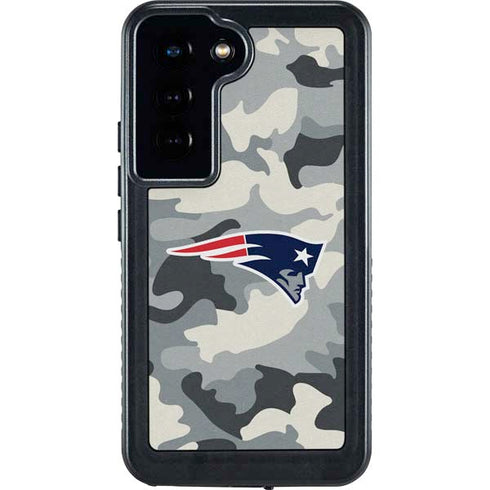 NFL New England Patriots Camo Galaxy S24 Waterproof Case