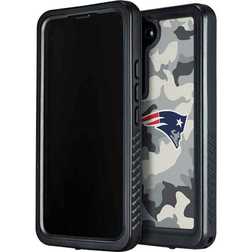 NFL New England Patriots Camo Galaxy S24 Waterproof Case