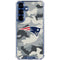 NFL New England Patriots Camo Galaxy S25 Plus Clear Case