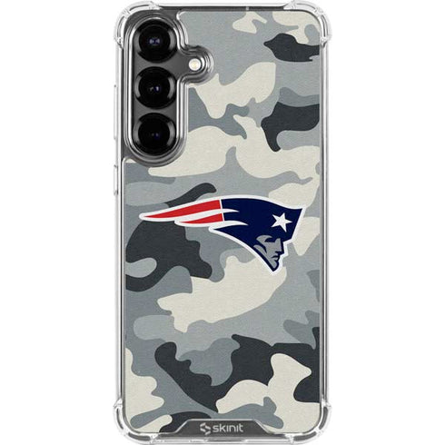 NFL New England Patriots Camo Galaxy S26 Clear Case