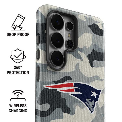 NFL New England Patriots Camo Galaxy S26 Ultra Impact Case