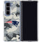 NFL New England Patriots Camo Galaxy Z Fold5 5G Clear Case