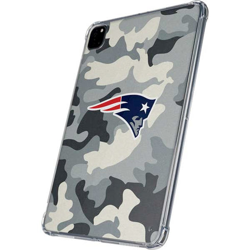 NFL New England Patriots Camo iPad Pro 11in (2024) Clear Case
