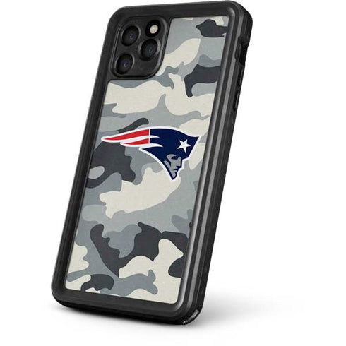 NFL New England Patriots Camo iPhone 11 Pro Waterproof Case