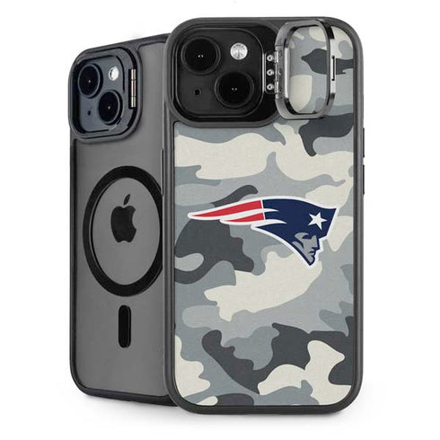 NFL New England Patriots Camo iPhone 13 Kickstand Case
