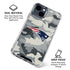 NFL New England Patriots Camo iPhone 15 Clear Case