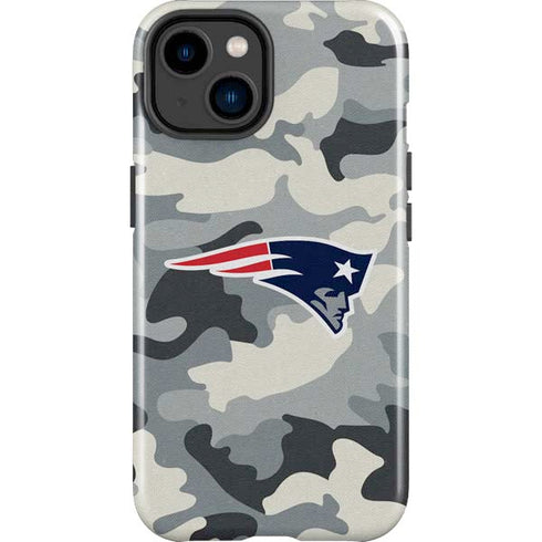 NFL New England Patriots Camo iPhone 15 Impact Case