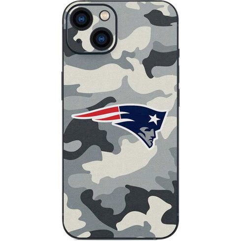 NFL New England Patriots Camo iPhone 15 Skin