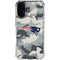 NFL New England Patriots Camo iPhone 16 Clear Case