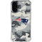 NFL New England Patriots Camo iPhone 16 Plus Clear Case