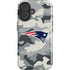 NFL New England Patriots Camo iPhone 16 Plus Impact Case