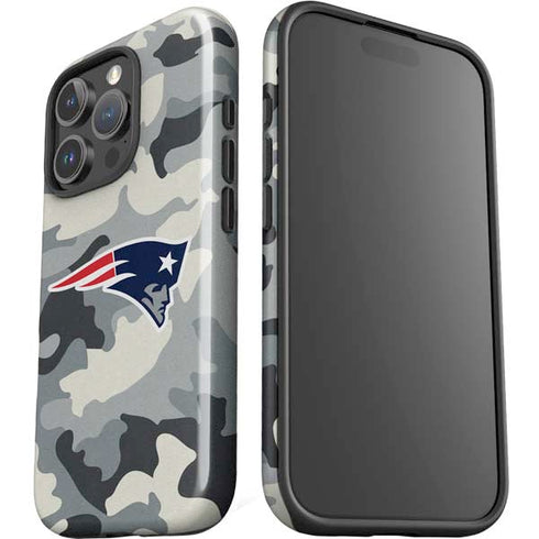 NFL New England Patriots Camo iPhone 16 Pro Impact Case