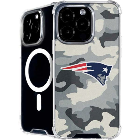 NFL New England Patriots Camo iPhone 16 Pro MagSafe Case