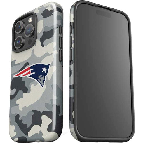 NFL New England Patriots Camo iPhone 16 Pro Max Impact Case