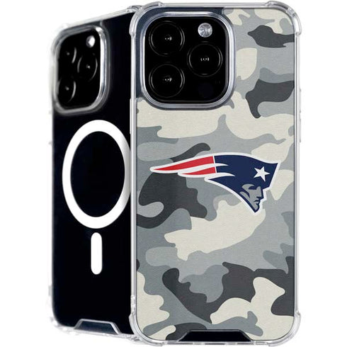 NFL New England Patriots Camo iPhone 16 Pro Max MagSafe Case