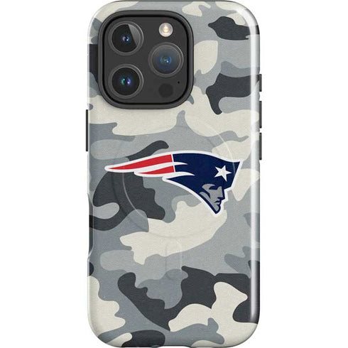 NFL New England Patriots Camo iPhone 16 Pro Max Magsafe Impact Case