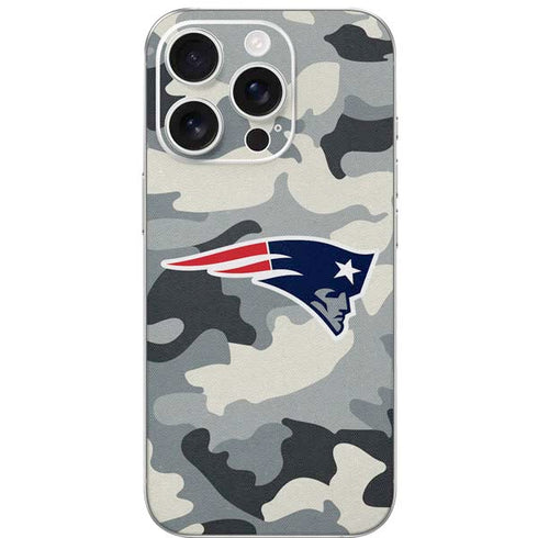 NFL New England Patriots Camo iPhone 16 Pro Skin