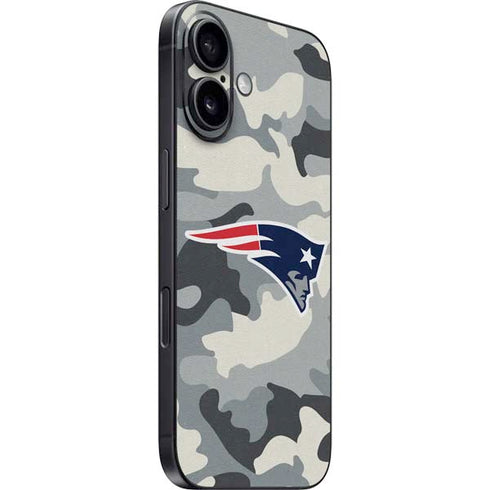 NFL New England Patriots Camo iPhone 16 Skin