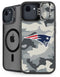 NFL New England Patriots Camo iPhone 16e Kickstand Case