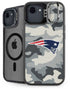 NFL New England Patriots Camo iPhone 16e Kickstand Case