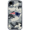 NFL New England Patriots Camo iPhone 16e Clear Case