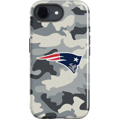 NFL New England Patriots Camo iPhone 16e Impact Case