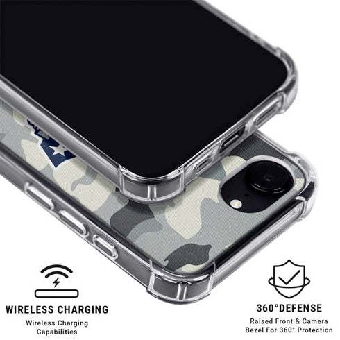 NFL New England Patriots Camo iPhone 16e MagSafe Case