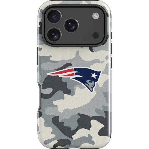 NFL New England Patriots Camo iPhone 18 Pro Impact Case
