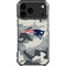 NFL New England Patriots Camo iPhone 18 Pro Max Clear Case