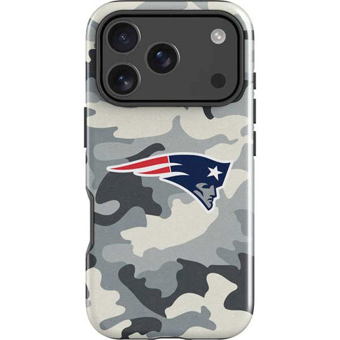 NFL New England Patriots Camo iPhone 18 Pro Max Impact Case