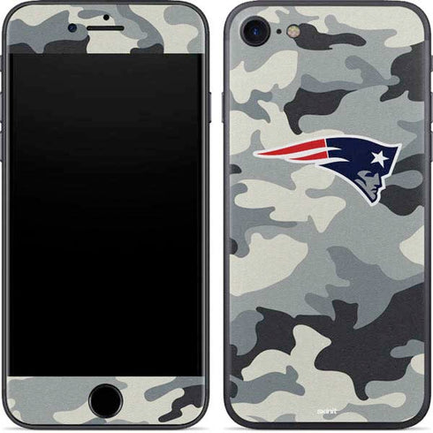 NFL New England Patriots Camo iPhone 8 Skin