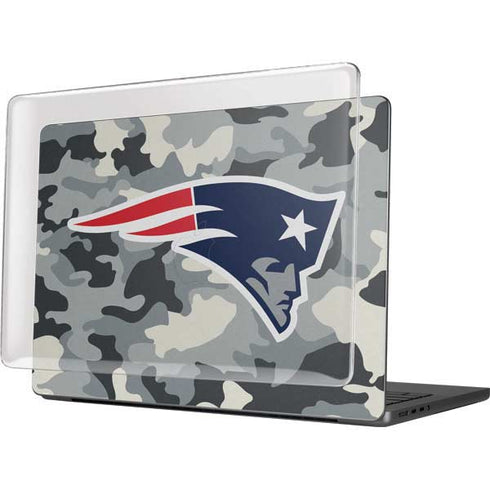 NFL New England Patriots Camo MacBook Pro 14in (2021-24) Case plus Skin