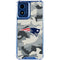 NFL New England Patriots Camo Moto G 5G (2024) Clear Case