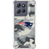 NFL New England Patriots Camo Moto G Play 5G (2025) Clear Case