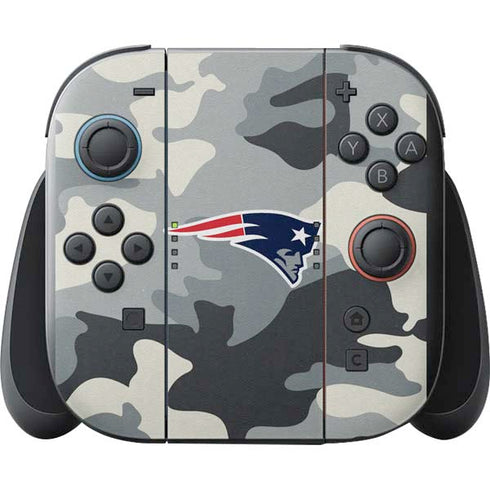 NFL New England Patriots Camo Nintendo Switch 2 (2025) with Joy-Con Skin