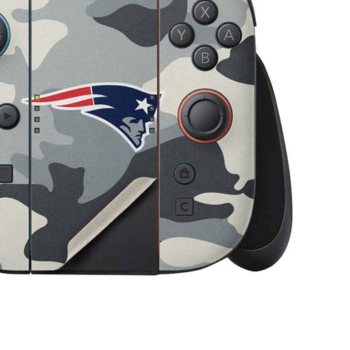 NFL New England Patriots Camo Nintendo Switch 2 (2025) Joy-Con Controller Skin