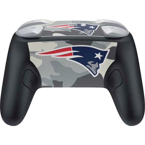 NFL New England Patriots Camo Nintendo Switch 2 (2025) Pro Controller Skin