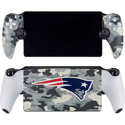 NFL New England Patriots Camo PlayStation Portal Remote Player Skin