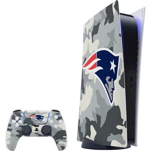 NFL New England Patriots Camo PlayStation PS5 Skins