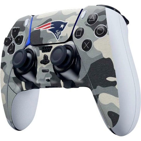 NFL New England Patriots Camo PS5 DualSense Edge Pro Controller Skin