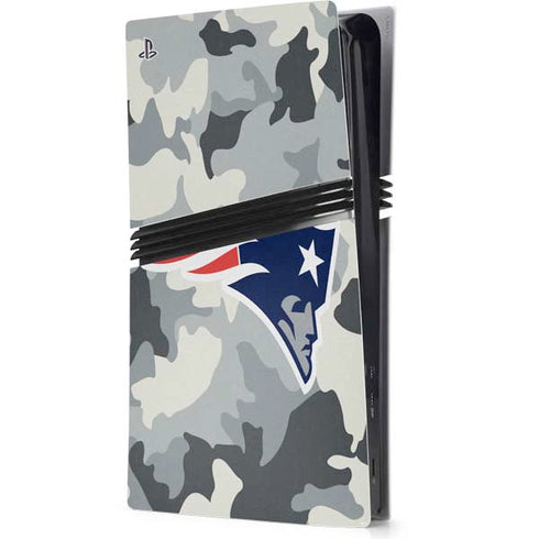 NFL New England Patriots Camo PS5 Pro Console Skin